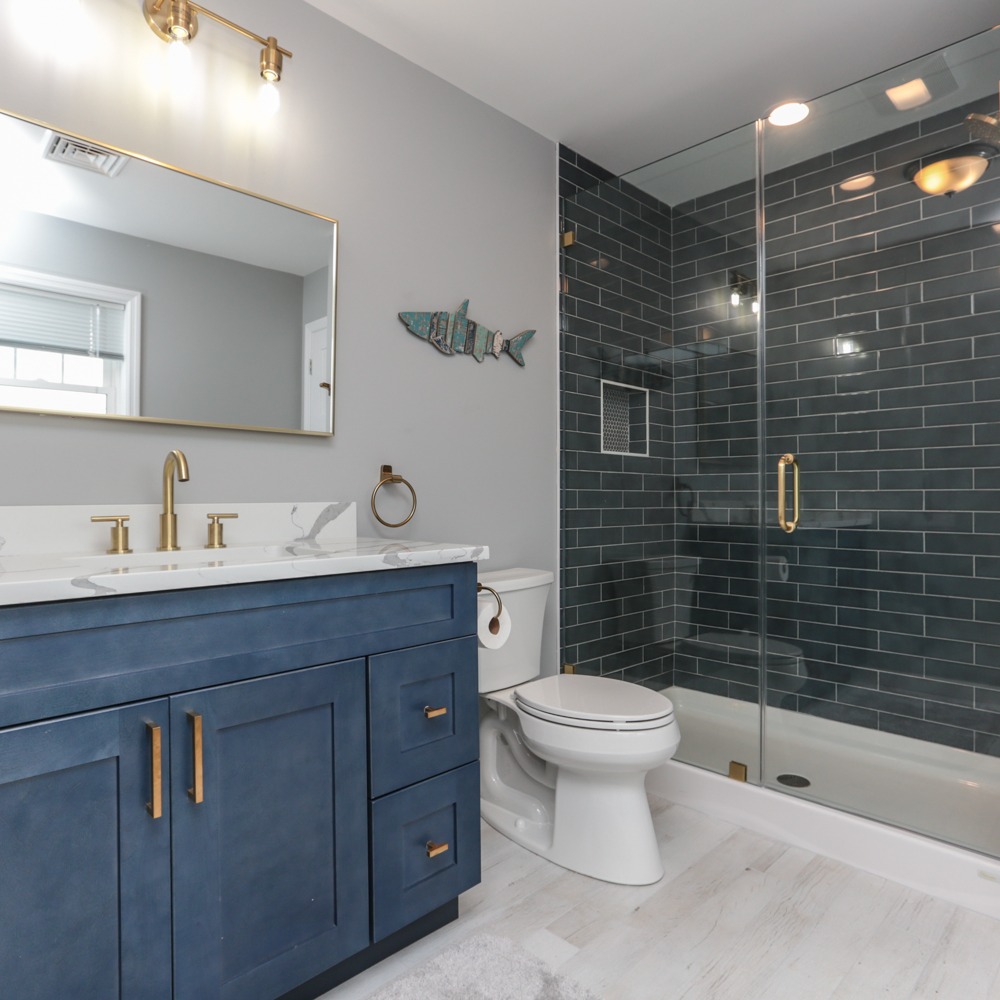 Luxury bathroom remodel by Freedom Kitchens and Baths LLC