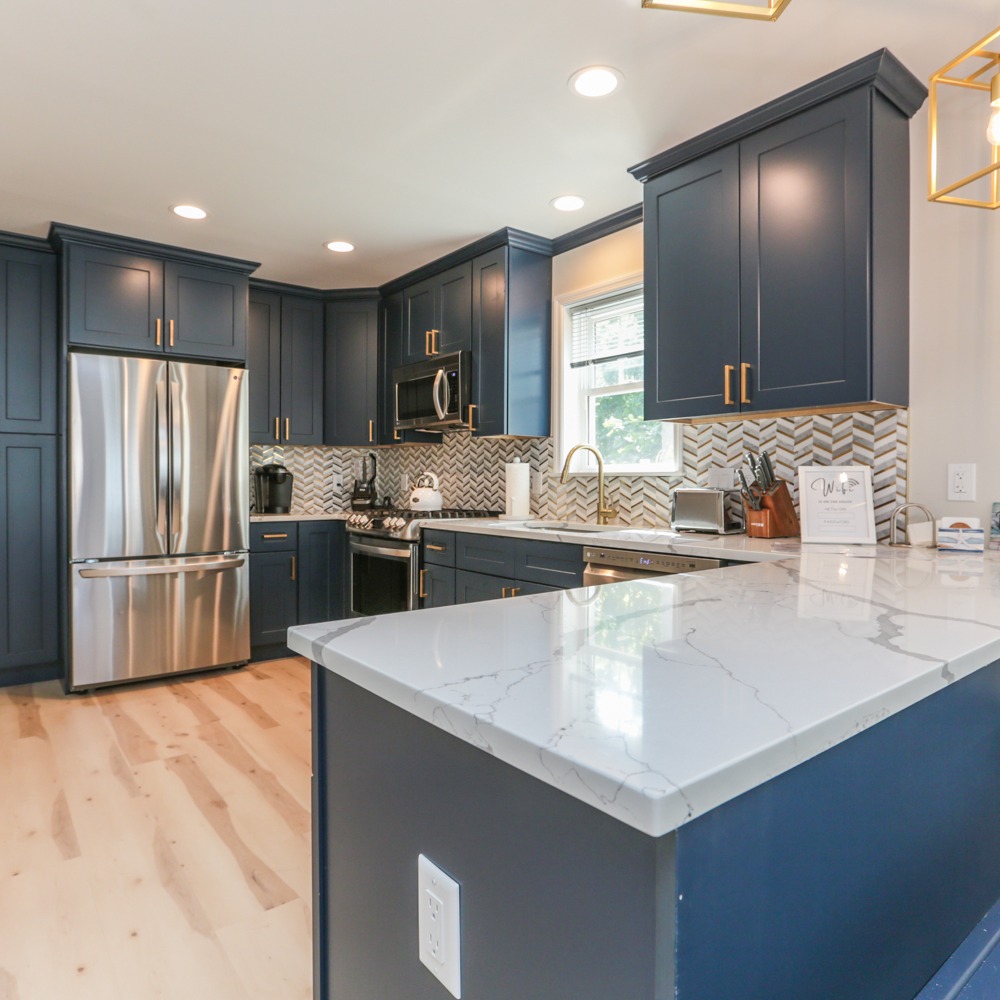 Modern kitchen remodel by Freedom Kitchens and Baths LLC